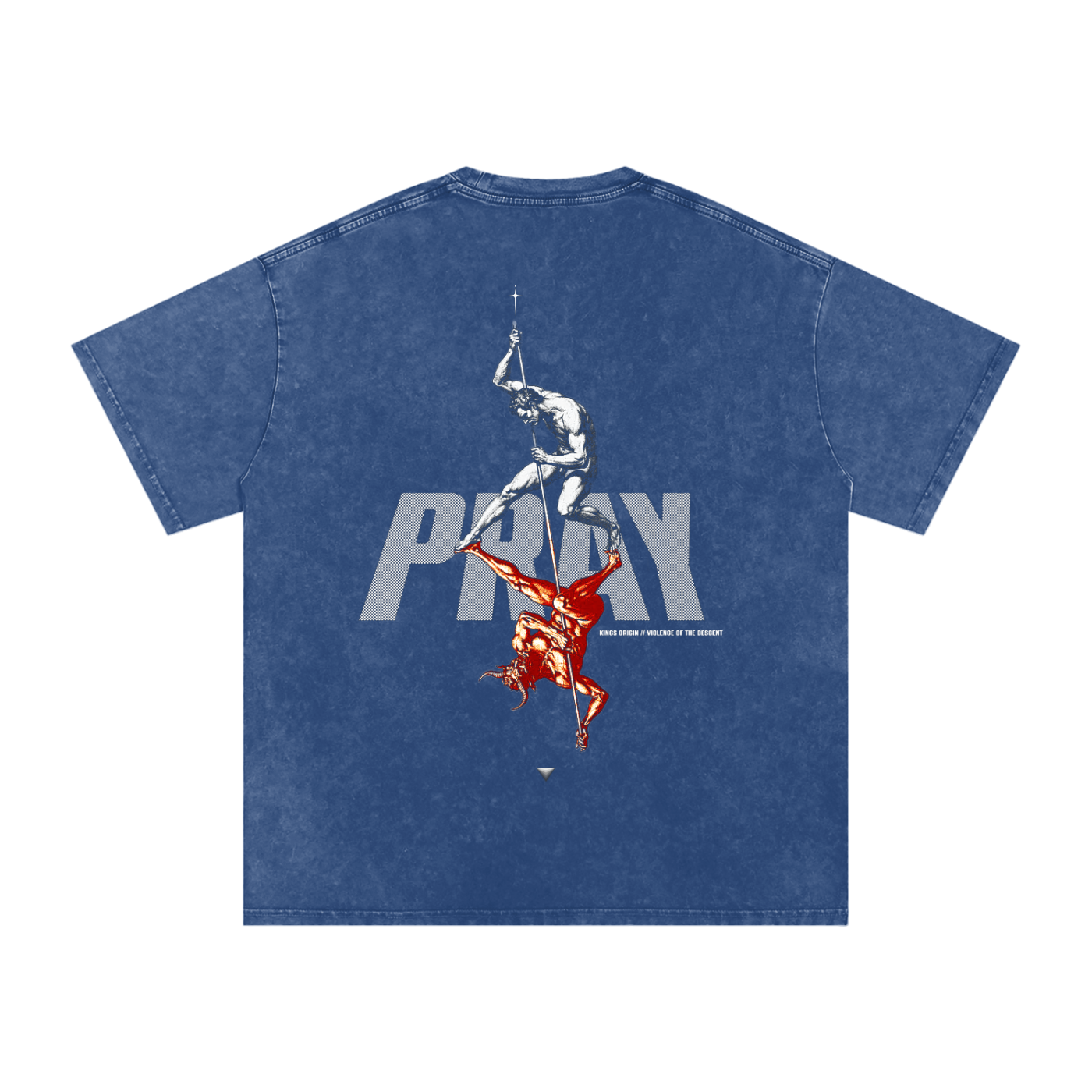 Snow Washed Oversized Cotton T-Shirt - Kings Origin Apparel