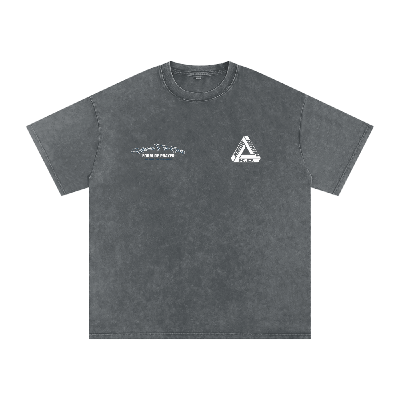 Snow Washed Oversized Cotton T-Shirt - Kings Origin Apparel