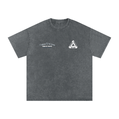 Snow Washed Oversized Cotton T-Shirt - Kings Origin Apparel