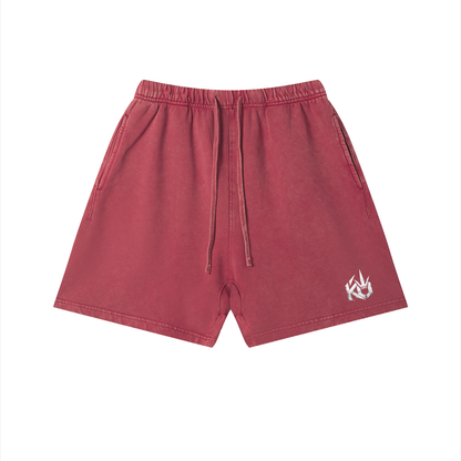KO Unisex Vintage Wash Cotton Shorts