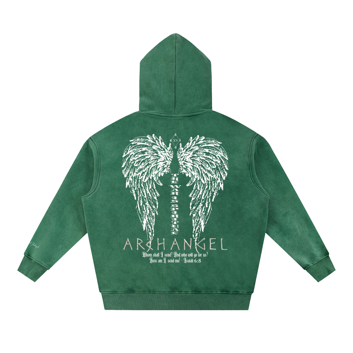 Chase Archangel Archangelo Snow Wash Fleece Oversize Hoodie