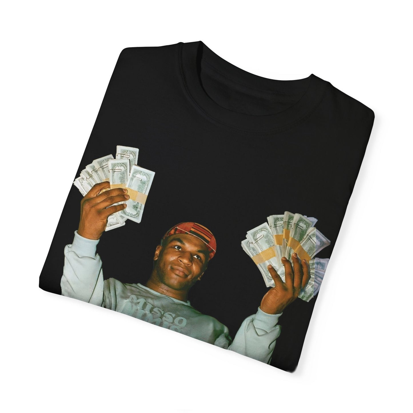 MIKE TYSON "Cash Money" Heavyweight Cotton T-SHIRT