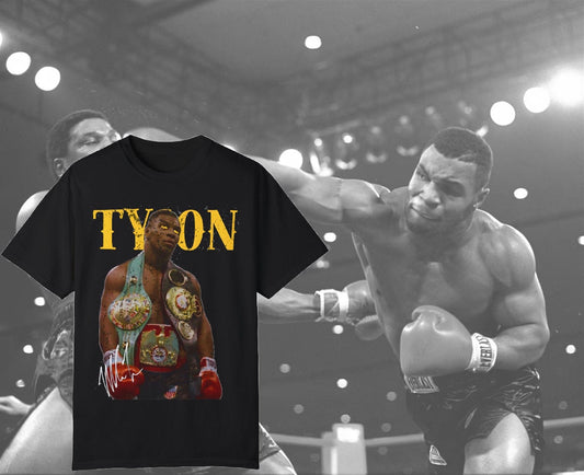 Mike Tyson "Unified King" Unisex Heavyweight Cotton T-shirt