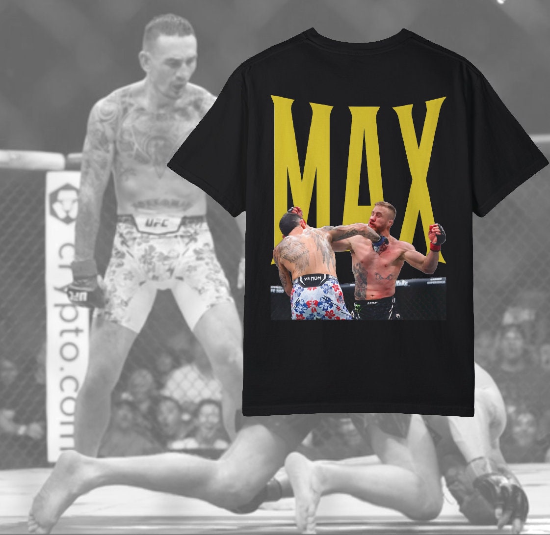 Max Holloway "KO"Unisex Heavyweight Comfort Colors® Cotton T-Shirt