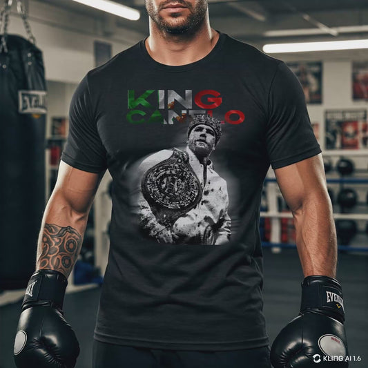 Show your love for the Boxing GOAT! This Canelo Alverez King T-Shirt features a classic design. Premium quality & comfortable fit. Shop now